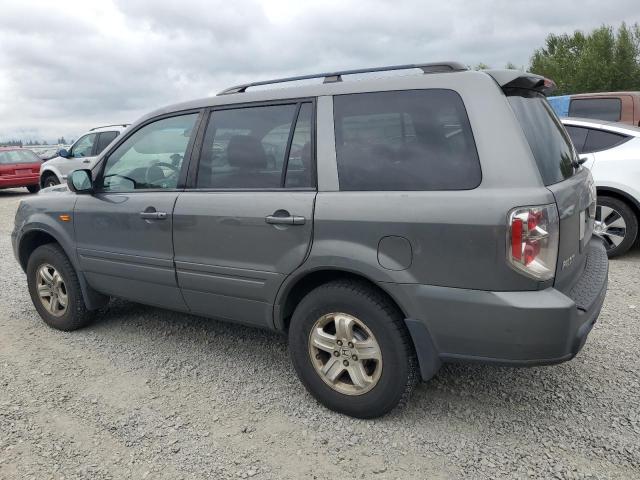 5FNYF18258B018536 - 2008 HONDA PILOT VP GRAY photo 2