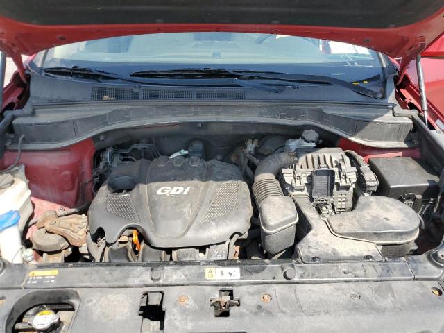 5XYZU3LB0DG081592 - 2013 HYUNDAI SANTA FE S RED photo 12