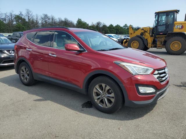 5XYZU3LB0DG081592 - 2013 HYUNDAI SANTA FE S RED photo 4