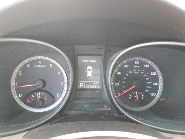 5XYZU3LB0DG081592 - 2013 HYUNDAI SANTA FE S RED photo 9