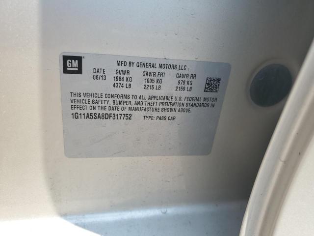 1G11A5SA8DF317752 - 2013 CHEVROLET MALIBU LS GOLD photo 12