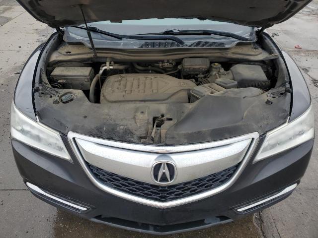 5FRYD4H26FB004020 - 2015 ACURA MDX CHARCOAL photo 11