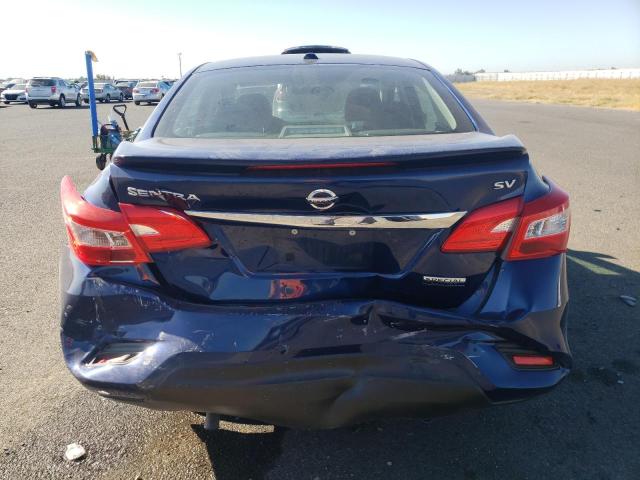 3N1AB7AP4KY409911 - 2019 NISSAN SENTRA S BLUE photo 6