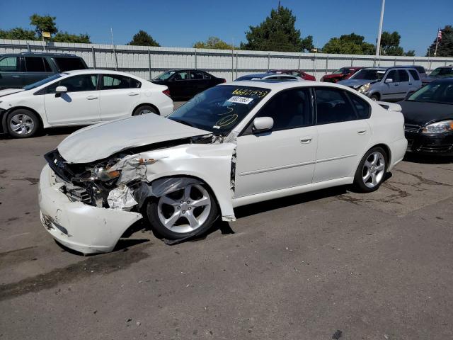 4S3BL616677210819 - 2007 SUBARU LEGACY 2.5I WHITE photo 1