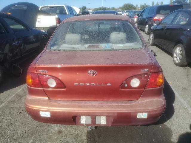 1NXBR12E22Z633376 - 2002 TOYOTA COROLLA CE RED photo 6