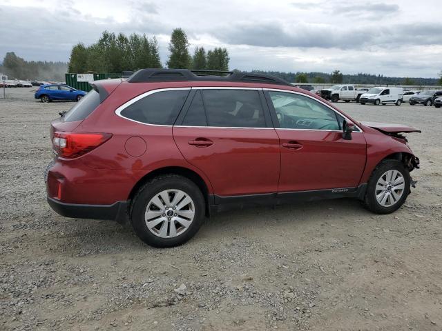 4S4BSAFC2H3425252 - 2017 SUBARU OUTBACK 2.5I PREMIUM RED photo 3