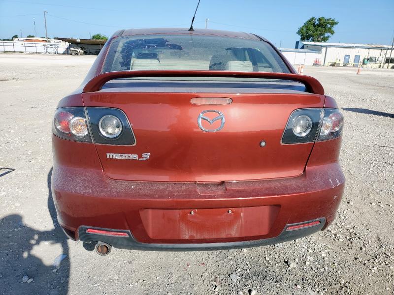 JM1BK32F891187579 - 2009 MAZDA 3 I BURGUNDY photo 6