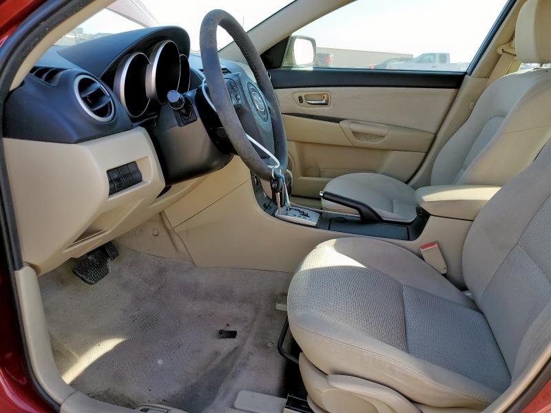 JM1BK32F891187579 - 2009 MAZDA 3 I BURGUNDY photo 7