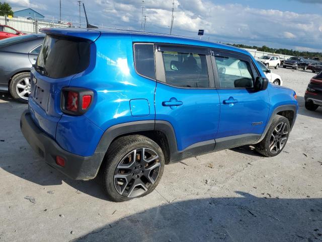 ZACNJBAB5LPL77255 - 2020 JEEP RENEGADE SPORT BLUE photo 3