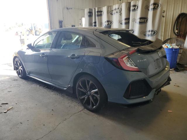 SHHFK7H99JU412841 - 2018 HONDA CIVIC SPORT TOURING BLUE photo 2