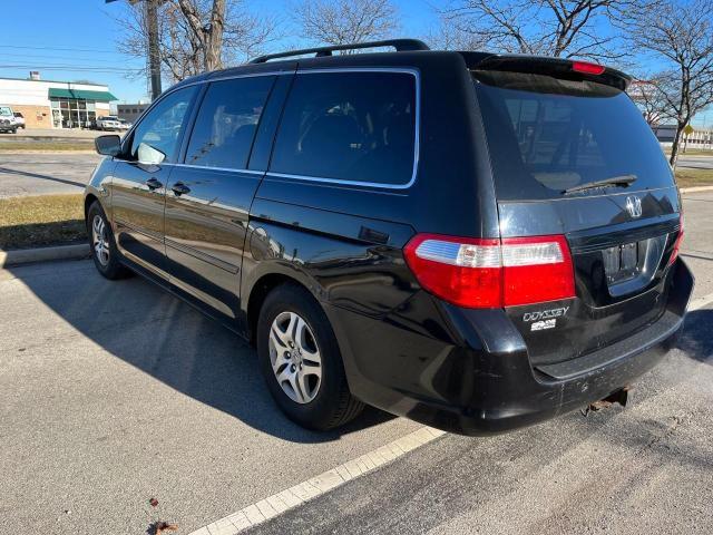 5FNRL38687B040122 - 2007 HONDA ODYSSEY EXL BLACK photo 3