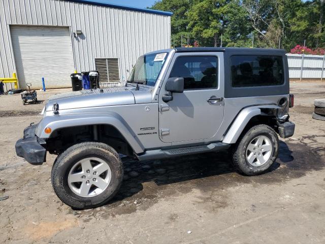 1C4AJWAG1EL113770 - 2014 JEEP WRANGLER SPORT SILVER photo 1