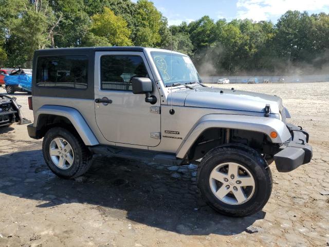 1C4AJWAG1EL113770 - 2014 JEEP WRANGLER SPORT SILVER photo 4