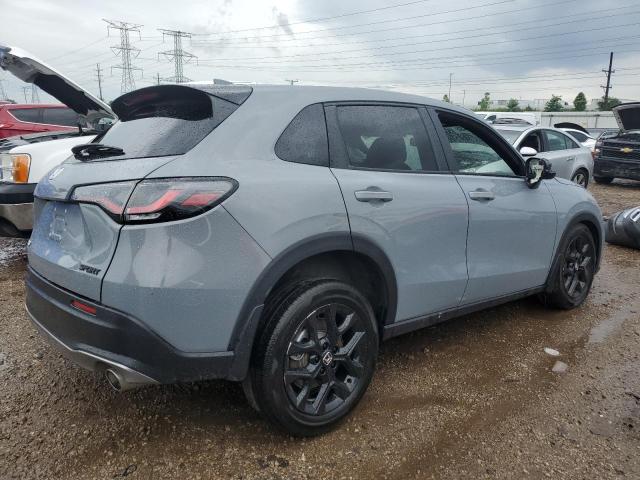 3CZRZ2H59RM706459 - 2024 HONDA HR-V SPORT GRAY photo 3