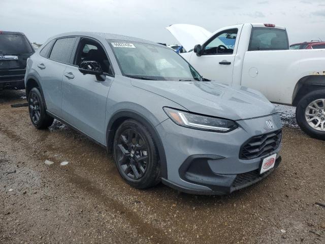 3CZRZ2H59RM706459 - 2024 HONDA HR-V SPORT GRAY photo 4