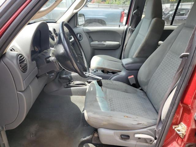 1J8GL48K37W536119 - 2007 JEEP LIBERTY SPORT RED photo 7