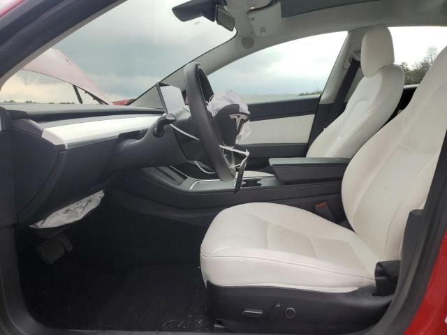 5YJ3E1EB9MF860114 - 2021 TESLA MODEL 3 Kırmızı fotoğraf 7