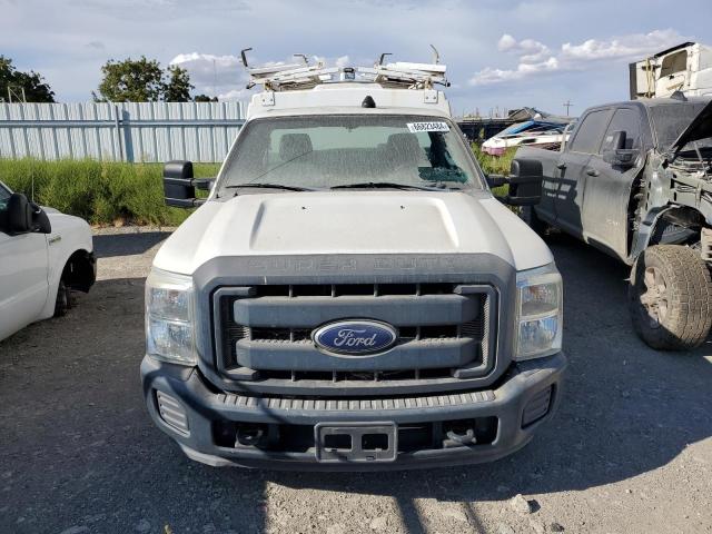 1FDRF3A67DEB92404 - 2013 FORD F350 SUPER DUTY WHITE photo 5