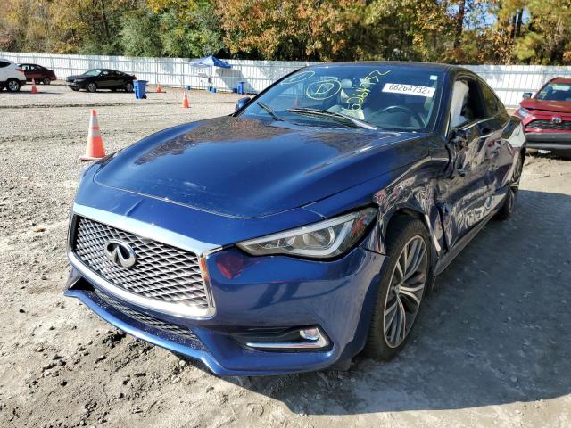 JN1EV7ELXHM554107 - 2017 INFINITI Q60 PREMIUM BLUE photo 2