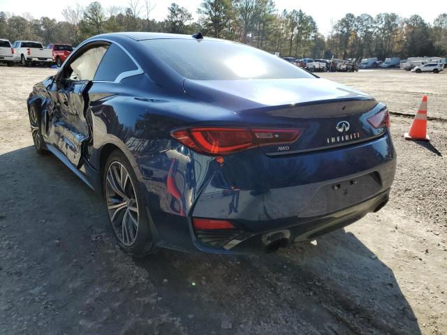 JN1EV7ELXHM554107 - 2017 INFINITI Q60 PREMIUM BLUE photo 3