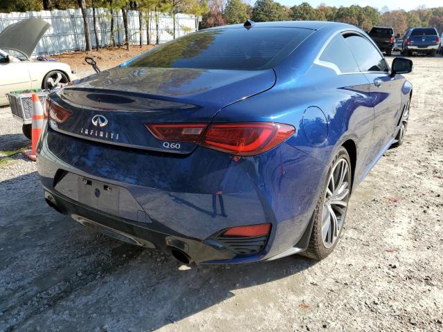 JN1EV7ELXHM554107 - 2017 INFINITI Q60 PREMIUM BLUE photo 4