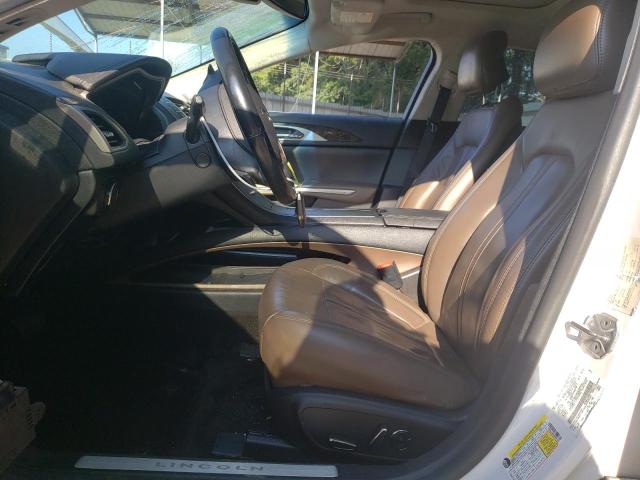 3LN6L2JK5FR605133 - 2015 LINCOLN MKZ WHITE photo 7