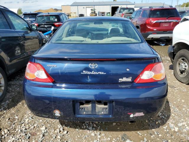 2T1CF22P92C590077 - 2002 TOYOTA CAMRY SOLA SE BLUE photo 6