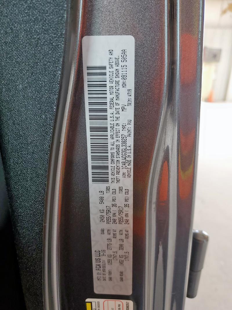 1C4BJWDG3GL338257 - 2016 JEEP WRANGLER U SPORT Boz foto 13