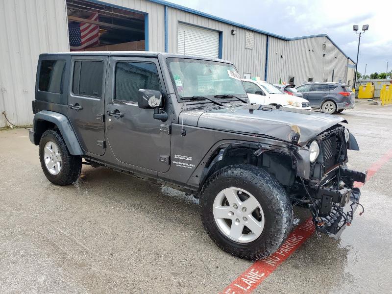 1C4BJWDG3GL338257 - 2016 JEEP WRANGLER U SPORT Boz foto 4