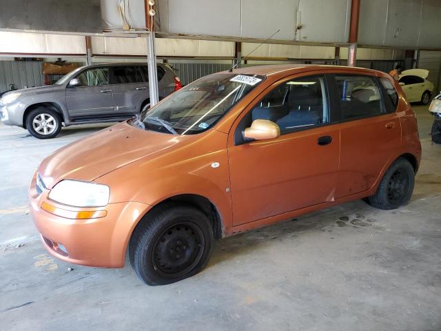 KL1TD66657B717712 - 2007 CHEVROLET AVEO BASE ORANGE photo 1