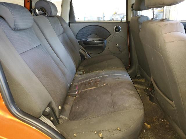 KL1TD66657B717712 - 2007 CHEVROLET AVEO BASE ORANGE photo 10