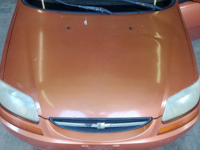 KL1TD66657B717712 - 2007 CHEVROLET AVEO BASE ORANGE photo 11