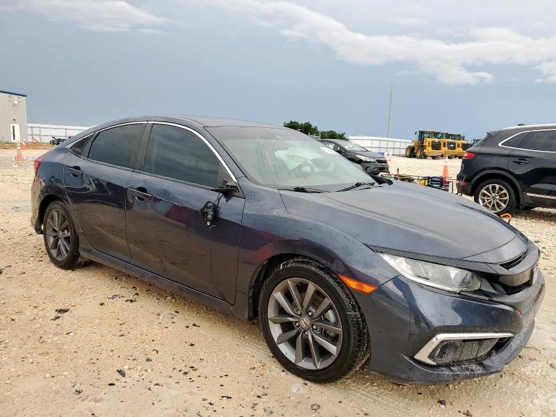 2HGFC1F32LH682129 - 2020 HONDA CIVIC EX BLUE photo 4