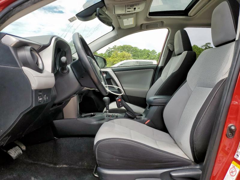 JTMWFREV0HJ147975 - 2017 TOYOTA RAV4 XLE RED photo 7