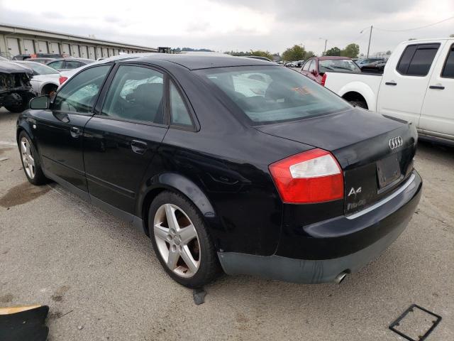 WAULC68E73A266442 - 2003 AUDI A4 1.8T QUATTRO BLACK photo 2