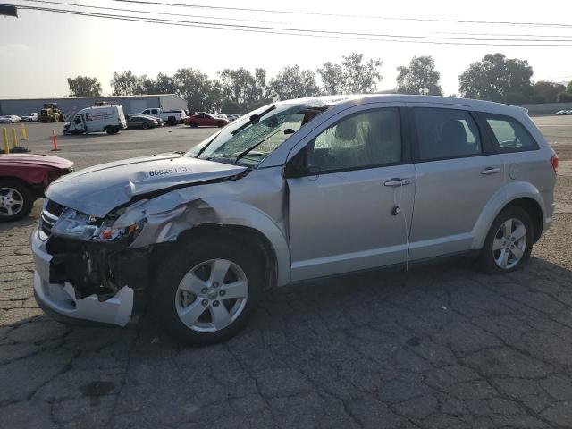 3C4PDCAB4DT730622 - 2013 DODGE JOURNEY SE SILVER photo 1