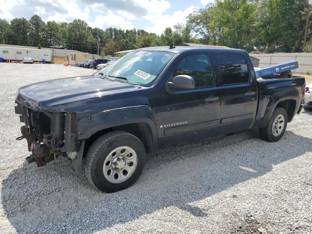 2GCEK13M171663497 - 2007 CHEVROLET SILVERADO K1500 CREW CAB BLACK photo 1