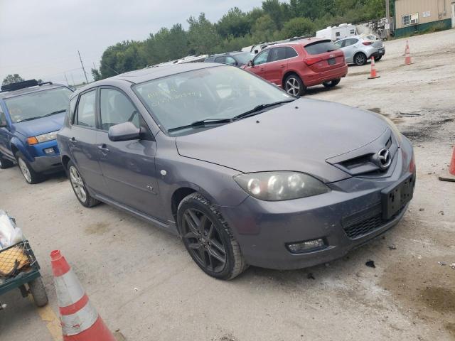 JM1BK343981802223 - 2008 MAZDA 3 HATCHBACK GRAY photo 4