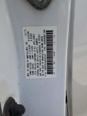 1HGCR2F50GA059167 - 2016 HONDA ACCORD SPORT WHITE photo 13