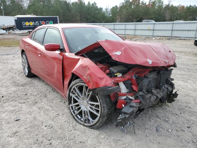 2C3CDXBG9FH716652 - 2015 DODGE CHARGER SE RED photo 1