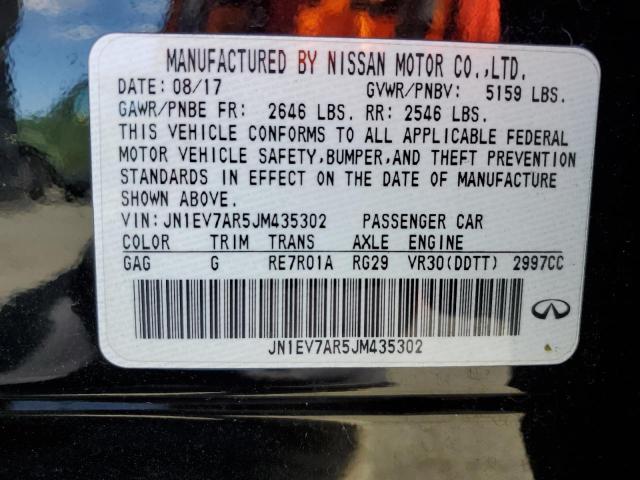 JN1EV7AR5JM435302 - 2018 INFINITI Q50 LUXE 黑色 照片 12