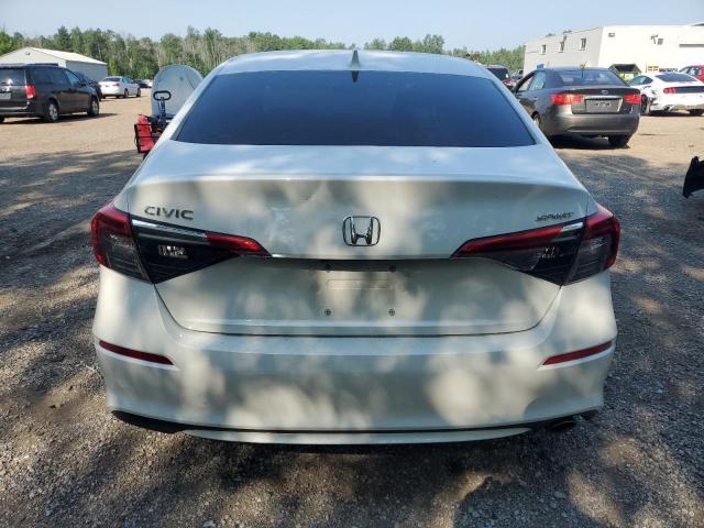 2HGFE2F50SH103753 - 2025 HONDA CIVIC SPORT WHITE photo 6