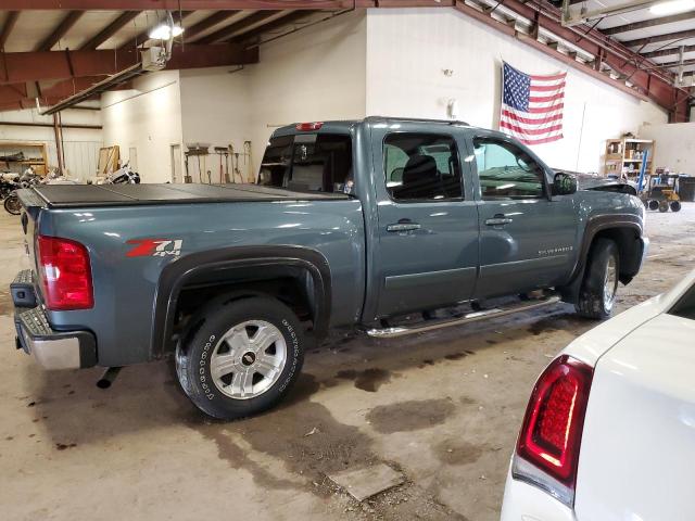 2GCEK13M271618231 - 2007 CHEVROLET SILVERADO K1500 CREW CAB TEAL photo 3