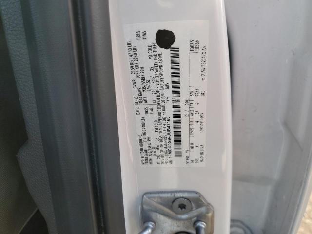 1FMCU0G94JUB47160 - 2018 FORD ESCAPE SE WHITE photo 13