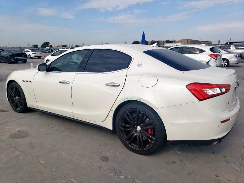 ZAM57RSL1H1244898 - 2017 MASERATI GHIBLI S Ақ фото 2