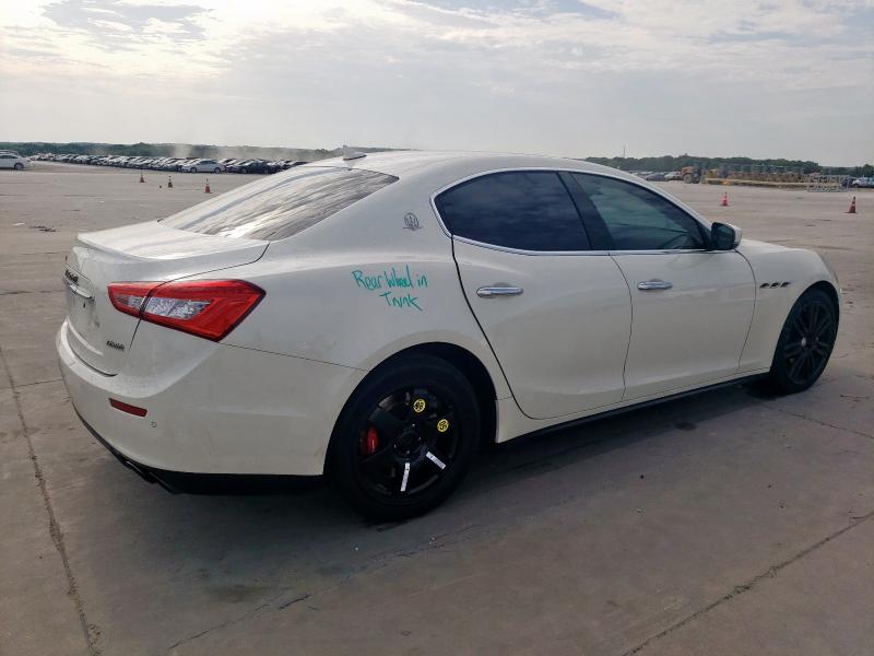 ZAM57RSL1H1244898 - 2017 MASERATI GHIBLI S Ақ фото 3