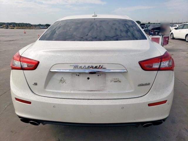 ZAM57RSL1H1244898 - 2017 MASERATI GHIBLI S Ақ фото 6