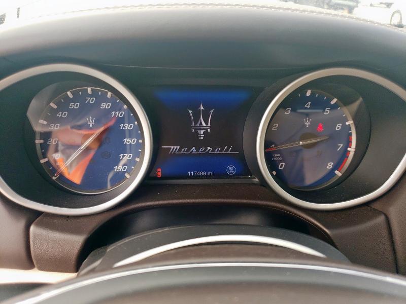 ZAM57RSL1H1244898 - 2017 MASERATI GHIBLI S Ақ фото 9
