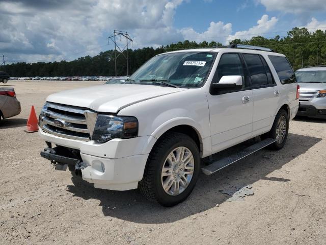 1FMJU1K55DEF42514 - 2013 FORD EXPEDITION LIMITED WHITE photo 1