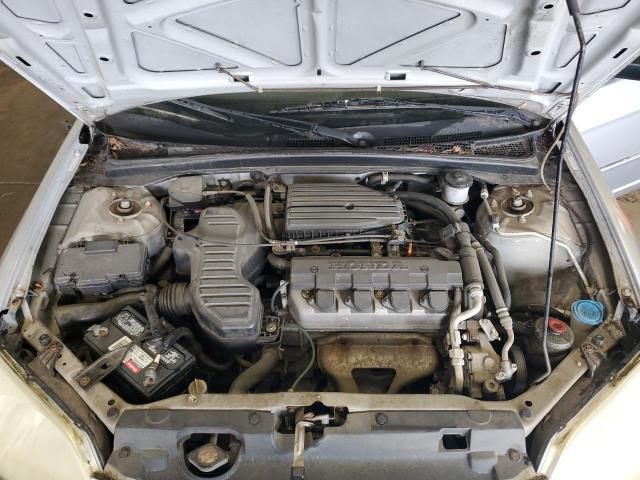 2HGES16501H514874 - 2001 HONDA CIVIC LX SILVER photo 11